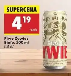 Biedronka Piwo Żywiec Białe oferta