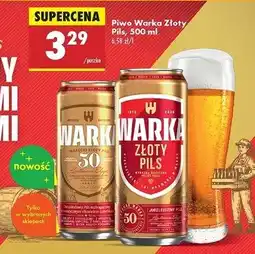 Biedronka Piwo Warka oferta