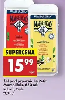 Biedronka Żel pod prysznic truskawka Le Petit Marseillais oferta