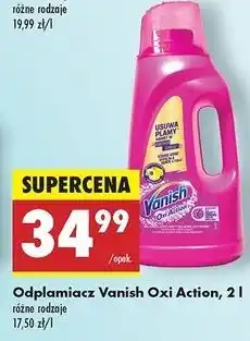 Biedronka Odplamiacz w płynie regular Vanish Oxi Action oferta