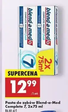 Biedronka Pasta do zębów extra fresh Blend-A-Med Complete Protect Fresh 7 oferta