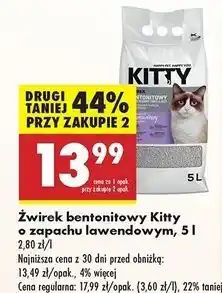 Biedronka Żwirek lawendowy Kitty oferta