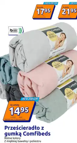 Action Prześcieradło z gumką Comfibeds 140x200 cm oferta