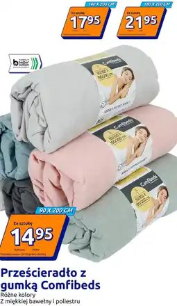 Action Prześcieradło z gumką Comfibeds 180x200 cm oferta