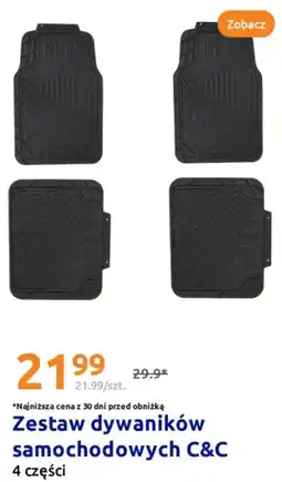 Action Zestaw dywaników samochodowych C&C oferta