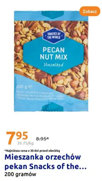 Action Mieszanka orzechów pekan SNACKS OF THE WORLD oferta