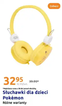 Action Słuchawki dla dzieci Pokemon oferta