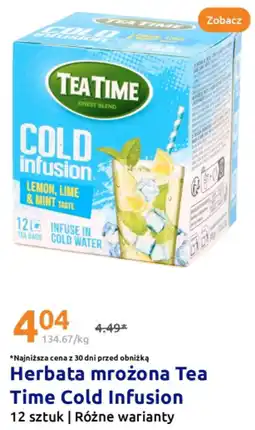 Action Herbata mrożona Tea Time Cold Infusion oferta