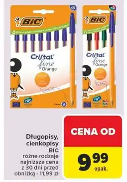 Carrefour Cienkopisy Bic oferta
