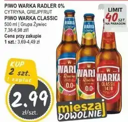 Słoneczko Piwo Warka oferta