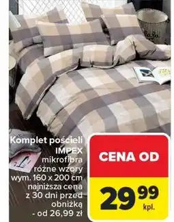 Carrefour Komplet pościeli Impex oferta