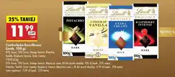 Biedronka Czekolada Excellence Lindt Pistachio oferta