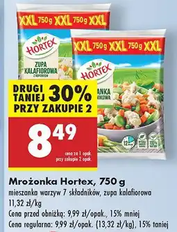Biedronka Mrożonka warzywna: mieszanka warzyw 7 składników Hortex oferta