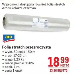 Makro Folia stretch przezroczysta aro oferta