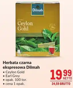 Makro Herbata czarna Dilmah Ceylon Gold/Earl Grey oferta