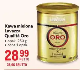 Makro Kawa mielona Lavazza Qualita Oro oferta