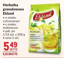 Makro Herbata granulowana Ekland o smaku cytrynowym/malinowym oferta