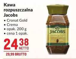 Makro Kawa rozpuszczalna Jacobs Cronat Gold/Crema oferta