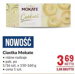 Makro Ciastka Mokate różne rodzaje oferta