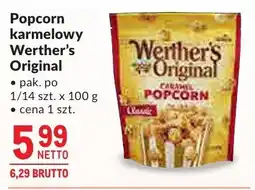 Makro Popcorn karmelowy Werther's Original oferta