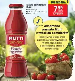 Makro Passata pomidorowa Mutti oferta