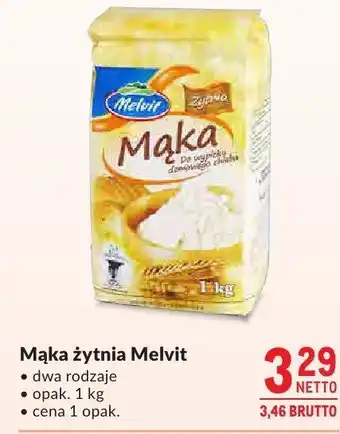 Makro Mąka żytnia Melvit oferta