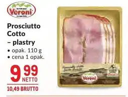 Makro Prosciutto Cotto plastry Veroni oferta