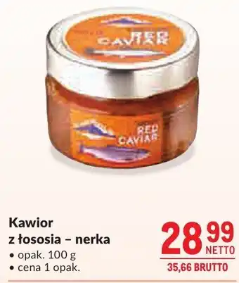 Makro Kawior z łososia nerka Makro oferta