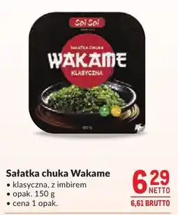 Makro Sałatka chuka Wakame klasyczna z imbirem Makro oferta