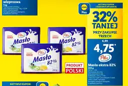 Lidl Masło ekstra 82% Pilos oferta