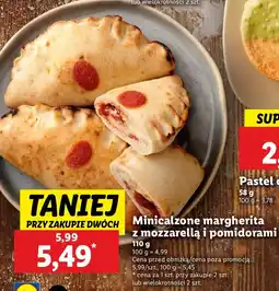 Lidl Minicalzone margherita z mozzarellą i pomidorami Piekarnia Lidla oferta