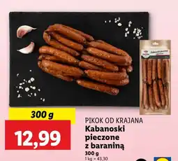 Lidl Kabanoski pieczone z baranina Pikok oferta