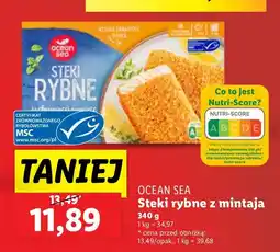 Lidl Steki rybne z mintaja Ocean Sea oferta