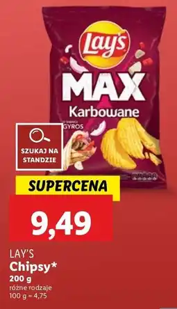 Lidl Chipsy Lay's Frito-Lay oferta