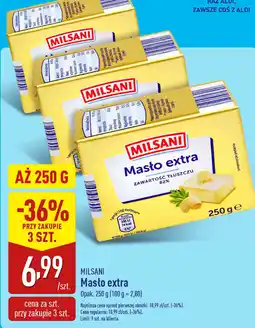 ALDI Masło extra 82% Milsani oferta