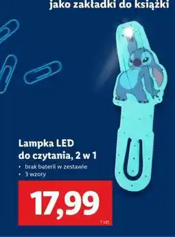 Lidl Lampka LED do czytania, 2 w 1 oferta