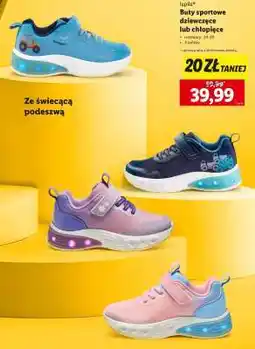 Lidl lupilu Buty sportowe dziewczęce lub chłopięce oferta