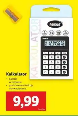 Lidl Kalkulator oferta
