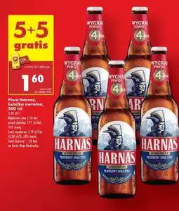 Biedronka Piwo Harnas butelka zwrotna 500 ml oferta