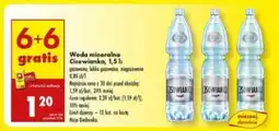 Biedronka Woda mineralna Cisowianka, 1,5 l oferta