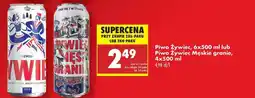 Biedronka Piwo Żywiec, 6x500 ml lub Piwo Żywiec Męskie granie, 4x500 ml oferta