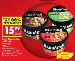 Biedronka Lody Manhattan, 1400 ml oferta