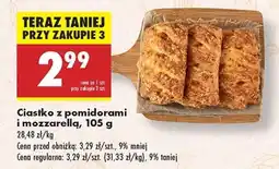 Biedronka Ciastko z pomidorami i mozzarellą, 105 g oferta