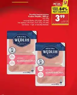 Biedronka Szynka konserwowa Kraina Wędlin , 200 g oferta