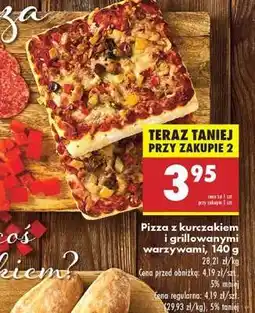 Biedronka Pizza z kurczakiem I grillowanymi warzywami , 140 g oferta