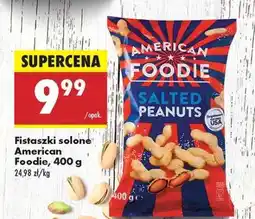 Biedronka Fistaszki solone American Foodie, 400 g oferta