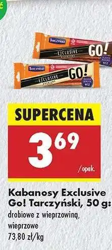 Biedronka Kabanosy Exclusive Go Tarczyński 50 g oferta