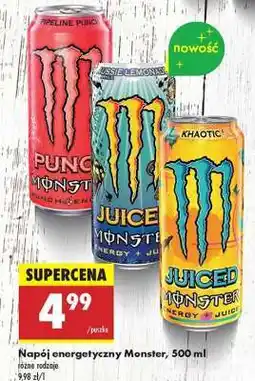 Biedronka Napój energetyczny Monster 500 ml oferta