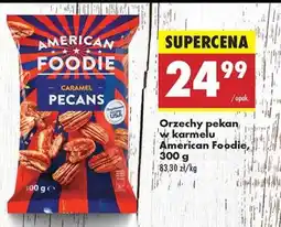 Biedronka Orzechy pekan w karmelu American Foodie, 300 g oferta