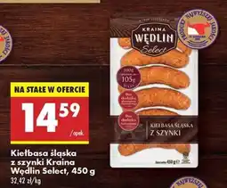 Biedronka Kiełbasa śląska z szynki Kraina Wędlin Select 450 g oferta